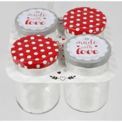 Omega 8x Einmachgläser 200ml Set 4er Vorrat Einwecken Konserven Gurken Schraubdeckel -Kuechengeschirr 00e0bc1417caedb7466a148e171e8670