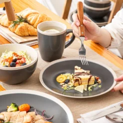 Tafelservice, Vancasso SEESAMI 16-teiliges Kombiservice Aus Steinzeug, Geschirrset Im Modernen Aussehen Für 4 Personen 12 Tafelservice, Vancasso SEESAMI 16-teiliges Kombiservice Aus Steinzeug, Geschirrset Im Modernen Aussehen Für 4 Personen -Kuechengeschirr 010e19a8da5fb1b2d989479bae757864