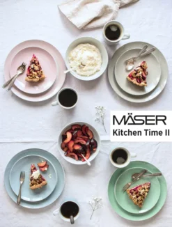 Mäser 931565 Kombiservice Kitchen Time II Für 4 Personen, Porzellan, Grün (1 Set, 16-teilig) 19 Mäser 931565 Kombiservice Kitchen Time II Für 4 Personen, Porzellan, Grün (1 Set, 16-teilig) -Kuechengeschirr 01694f81bac5c1715372b7dab1c88b17