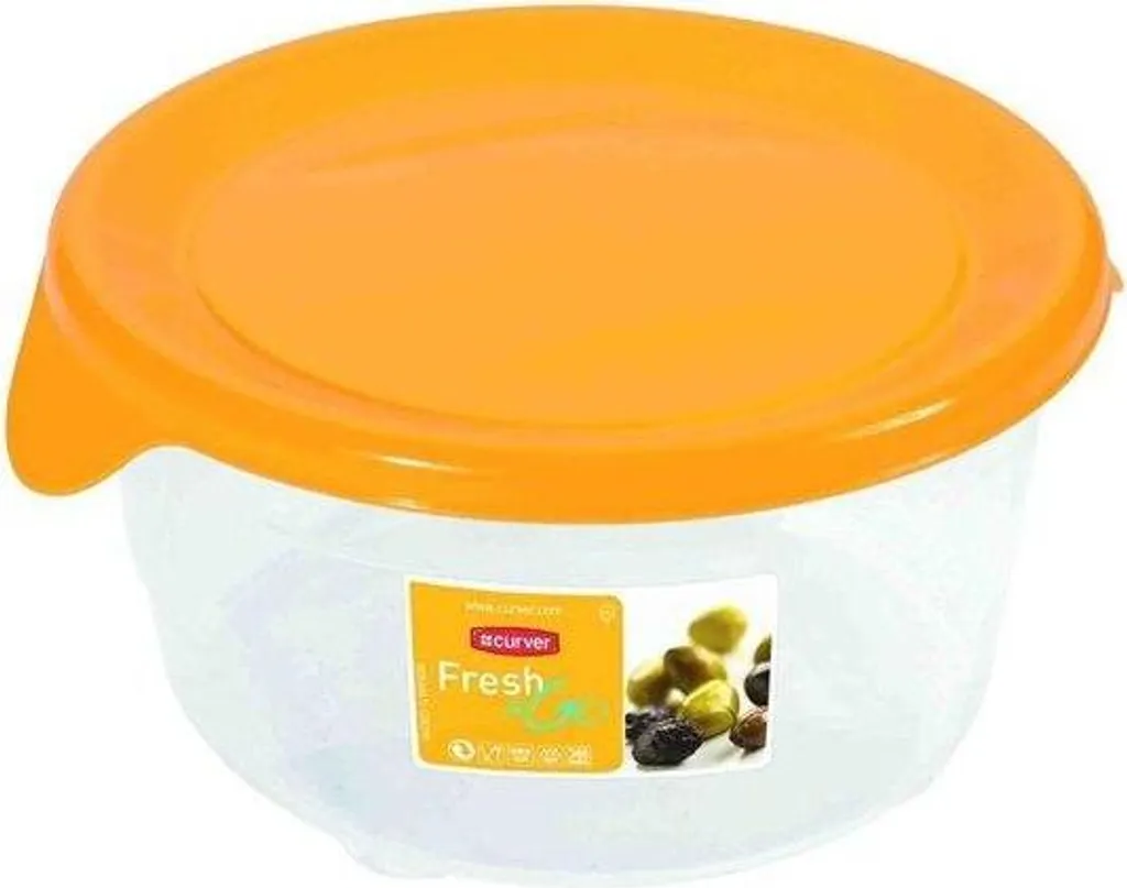 Curver Lebensmittelbehälter Mit Deckel Rund Behälter Frischhaltedose 0,5L 3 Curver Lebensmittelbehälter Mit Deckel Rund Behälter Frischhaltedose 0,5L