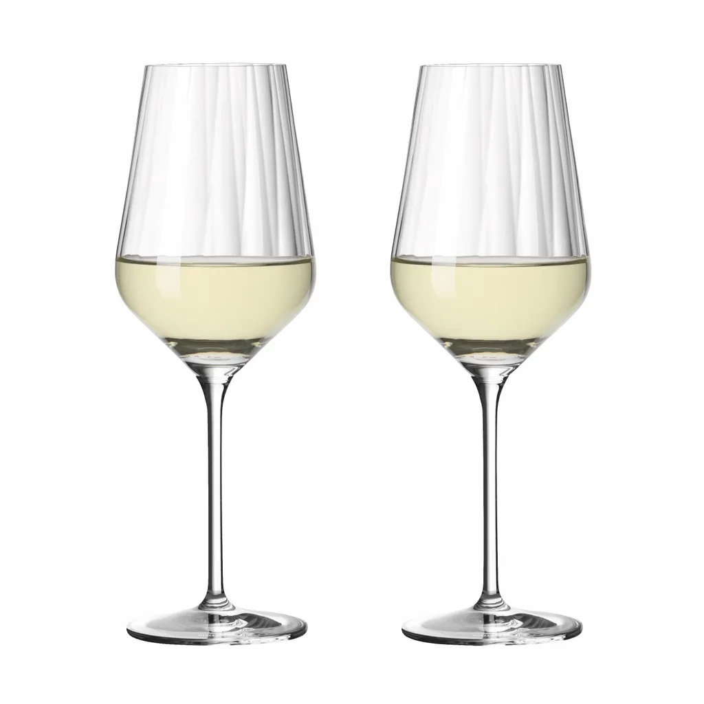 STERNSCHLIFF WEIßWEINGLAS-SET #2 VON DESIGN BY RITZENHOFF 4 STERNSCHLIFF WEIßWEINGLAS-SET #2 VON DESIGN BY RITZENHOFF – Bild 2