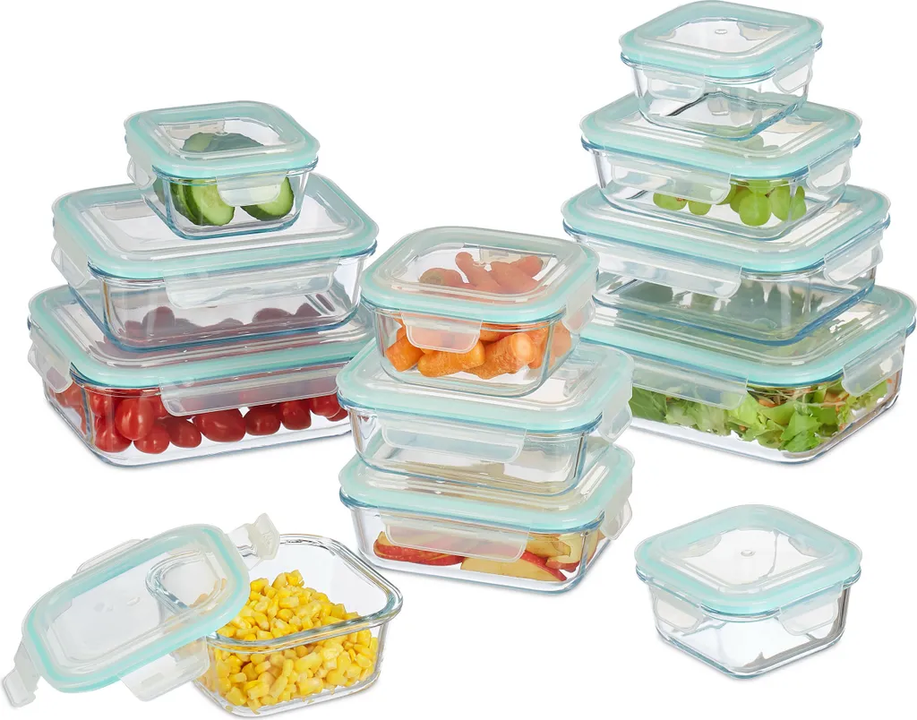 Relaxdays Frischhaltedose 12er Set 14 Relaxdays Frischhaltedose 12er Set – Bild 12