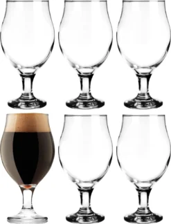 Biertulpen Biergläser Set 6 Teilig 500ml (max. 560ml) Pilsgläser Tulpe -Kuechengeschirr 04d2d47b27b8e3756d4f56ecd45837b0