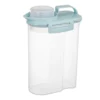 Vorratsdosen 2L Müslidosen Mit Messbecher BPA-frei Luftdicht Müsli Schüttdose Mit Deckel Kunststoff Vorratsbehälter Küche Aufbewahrungsbox Für Mehl Getreide Reis (Blau) -Kuechengeschirr 05757db3d7db5c440d0c8132bbaa934a
