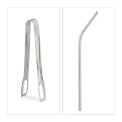 Relaxdays 4 Trinkgläser Mit Deckel Und Zubehör -Kuechengeschirr 08590c467a057e2c854ce04b2f83eed6