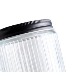 6er Set Vorratsgläser 0,5 L Mit Schraubdeckel Ø9x11 Cm - Schwarz 15 6er Set Vorratsgläser 0,5 L Mit Schraubdeckel Ø9x11 Cm - Schwarz -Kuechengeschirr 09893b1b53823f17acef3130b76c8a99