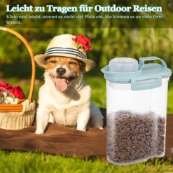 Futtertonne Tierfutterbehälter 2kg Vorratsdose Schüttdose BPA-freier Kunststoff Luftdicht Wasserdicht 4,4 Pfund / 2KG Tiernahrung Aufbewahrungsbox Für Haustieren Hund, Katze, Vogel (Blau) 12 Futtertonne Tierfutterbehälter 2kg Vorratsdose Schüttdose BPA-freier Kunststoff Luftdicht Wasserdicht 4,4 Pfund / 2KG Tiernahrung Aufbewahrungsbox Für Haustieren Hund, Katze, Vogel (Blau) -Kuechengeschirr 0ac16f862746b3e5f3ce797d758370c7