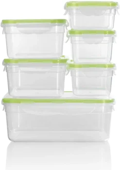 Frischhaltedosen Set Klick-It Gefrierdosen Lunchbox Brotdose Dose 14 Tlg. Klar -Kuechengeschirr 0b35f96b4c605116118ed4225efdef06