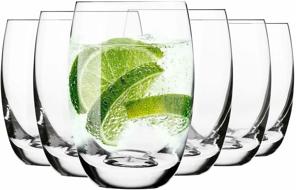 Krosno Elite Highball Glas Longdrink 360ml 6er 3 Krosno Elite Highball Glas Longdrink 360ml 6er