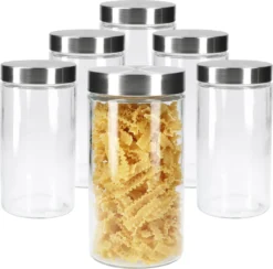 6er Set Bera Vorratsglas 1.7L