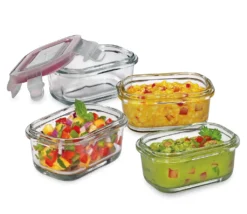 Küchenprofi Vorratsdose MINI 120 Ml Rechteckig Glas Vorratsbehälter -Kuechengeschirr 0da56191e95f18ea1e8da2f624999263