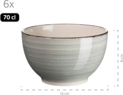 Mäser 931492 Lumaca Frühstück-Service Für 6 Personen Im Vintage Look, Handbemalte Keramik, Steingut, Rauchblau, 18-teilig (1 Set) 12 Mäser 931492 Lumaca Frühstück-Service Für 6 Personen Im Vintage Look, Handbemalte Keramik, Steingut, Rauchblau, 18-teilig (1 Set) -Kuechengeschirr 11f873347c47f30d007caf23e521a078