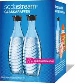 SodaStream Glaskaraffen 0,6 Liter Im 2er-Pack, 764997 -Kuechengeschirr 120dc15f091ede530bc544d71cb059c8