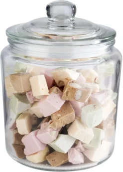 APS Vorratsglas -CLASSIC- /// Ø 11,5 Cm, H: 16 Cm, Volumen: 0,9 Liter /// Glas Polyethylen /// 82250