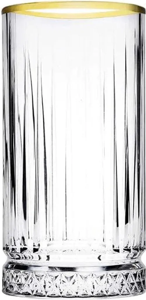 Pasabahce Elysia Golden Touch Long Drink Gläser 4-teiliges Set Mit Goldrand 280ml 6 Pasabahce Elysia Golden Touch Long Drink Gläser 4-teiliges Set Mit Goldrand 280ml – Bild 4