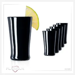 Schwarze Shotgläser Aus Glas Set 6 Teilig Pinnchen Wodkagläser 20ml (max. 30ml) -Kuechengeschirr 1756bda887d521548db19b964b043b15