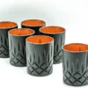Nachtmann Noblesse 6er-Set Black Edition Whisky Gläser 295 Ml I Spülmaschinenfest I Wasserglas Coloured By EKM (schwarz/kupfer) + 6er-Set EKM Living Trinkhalme Schwarz -Kuechengeschirr 180803b619eeddfcb2a430fc63dc78bb