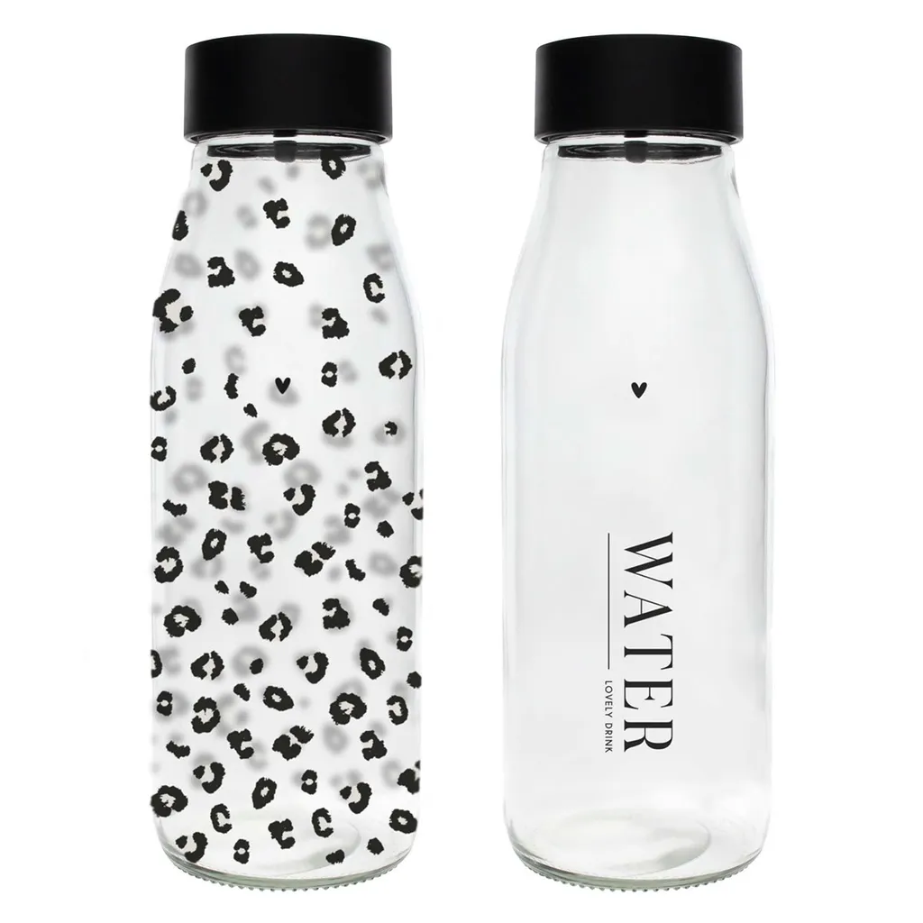 2er Set Karaffe Mit Deckel LEO + WATER H. 26cm 1000ml Glas Bastion Collections 3 2er Set Karaffe Mit Deckel LEO + WATER H. 26cm 1000ml Glas Bastion Collections