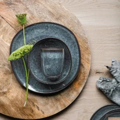 Like. By Villeroy & Boch Lave Gris Tafelservice Für 4 Personen 8-teilig -Kuechengeschirr 1bebe21f3d7e02e1e7dbaf836b785762