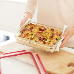 Emsa Clip & Close Glas Frischhaltedose Rechteckig 3,0 L, 513922 -Kuechengeschirr 1ebd40e9079bb87d5c632c802b8143eb