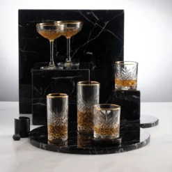 Pasabahce Timeless Golden Touch 4tlg Trinkglas Glas Tumbler 450ml 52800 -Kuechengeschirr 1eec3c0f0240ee46369ea2298649d5c0