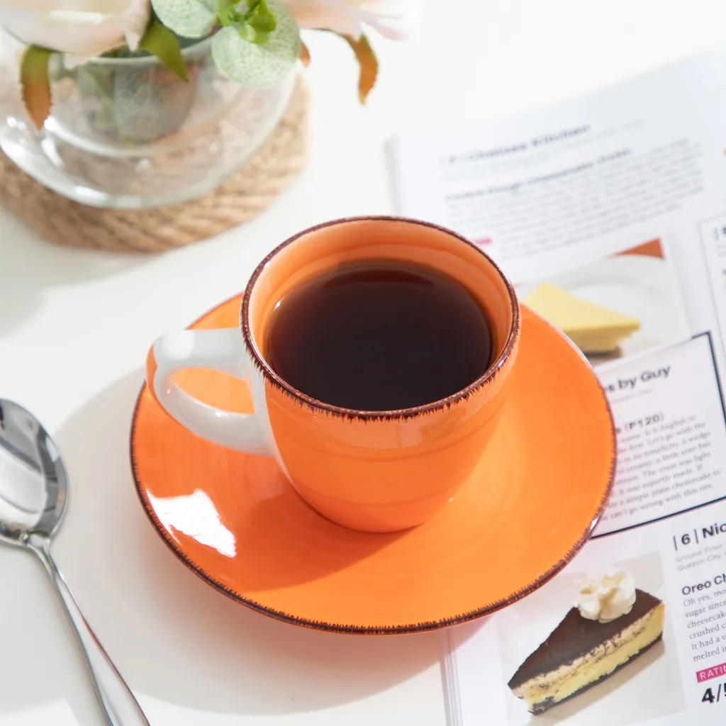 Kaffeeservice Steinzeug, Vancasso BONITA 12 Teiliges Kaffeeset, Cappuccino Tassenset Für 6 Personen, Tassen Und Untertassen 8 Kaffeeservice Steinzeug, Vancasso BONITA 12 Teiliges Kaffeeset, Cappuccino Tassenset Für 6 Personen, Tassen Und Untertassen – Bild 6