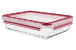 Emsa Clip & Close Glas Frischhaltedose Rechteckig 3,0 L, 513922 -Kuechengeschirr 226459176280de246379404c537b96ab