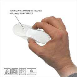 100 Schnapsgläser Aus Plastik, 4 Cl, Transparent, Mehrweg Shot Becher -Kuechengeschirr 23036cab2602e5ef603f12d70021eab5