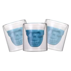 Skull-in-glass Winkee 4 Schnapsgläser Shot Glas Totenkopf Schädel 25ml Partyglas Weingläser -Kuechengeschirr 23481a4b82fdf35a857f559e53d1cda3