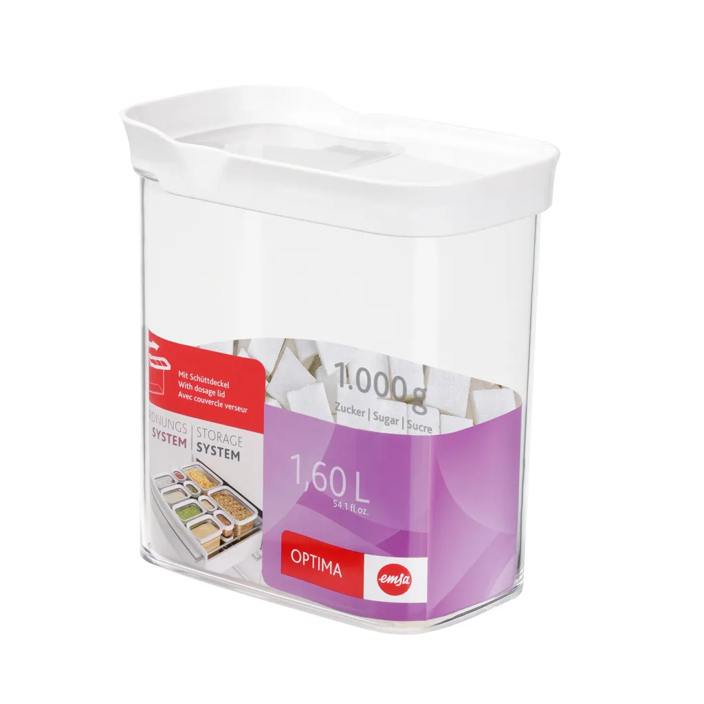 Emsa Schüttdose / Trockenvorratsdose OPTIMA 1,6 Liter 3 Emsa Schüttdose / Trockenvorratsdose OPTIMA 1,6 Liter