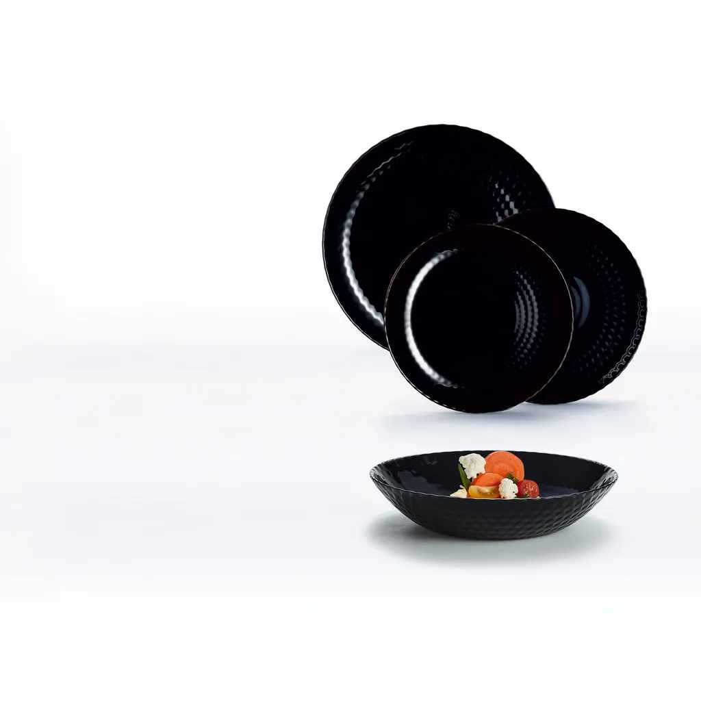 Tafelservice Für 6 Personen Geschirr Set Diwali Granit 18 Tlg. LUMINARC 3 Tafelservice Für 6 Personen Geschirr Set Diwali Granit 18 Tlg. LUMINARC