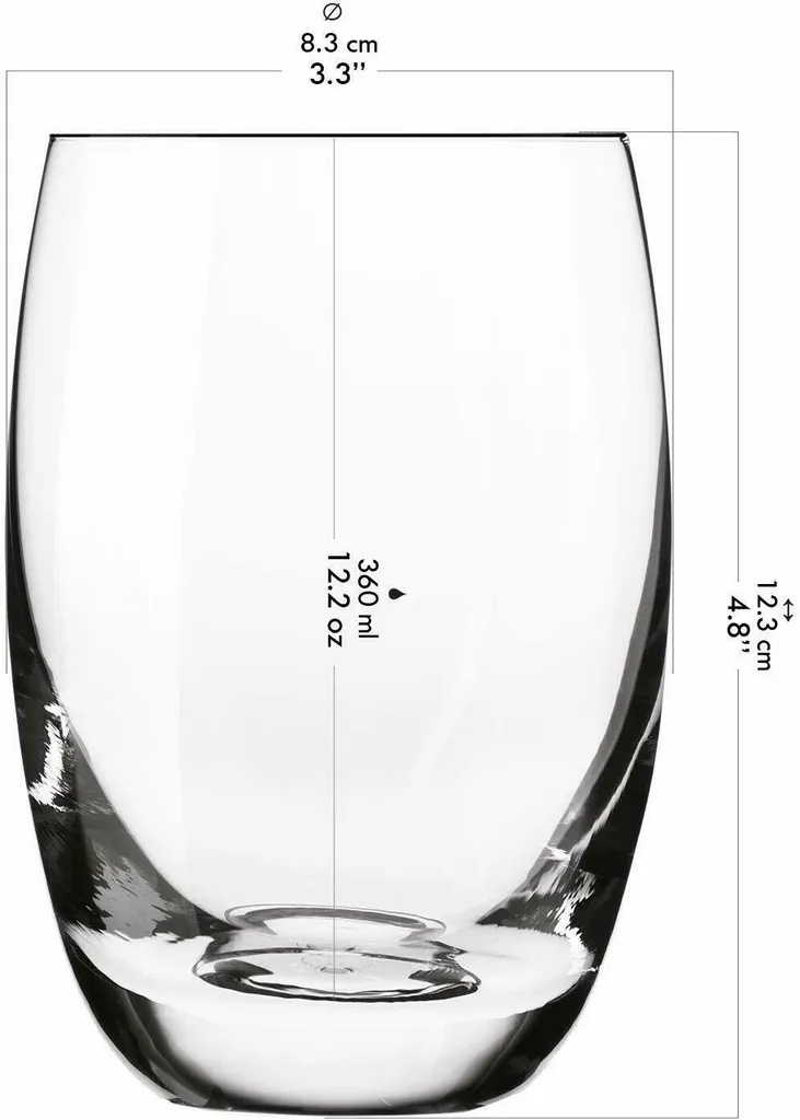 Krosno Elite Highball Glas Longdrink 360ml 6er 4 Krosno Elite Highball Glas Longdrink 360ml 6er – Bild 2