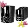 Schwarze Trinkgläser Mit Diamant Muster Aus Glas 250ml (max. 300ml) Gläser Whiskeygläser -Kuechengeschirr 261005aca346b5b1300c0a5e5e4cee75