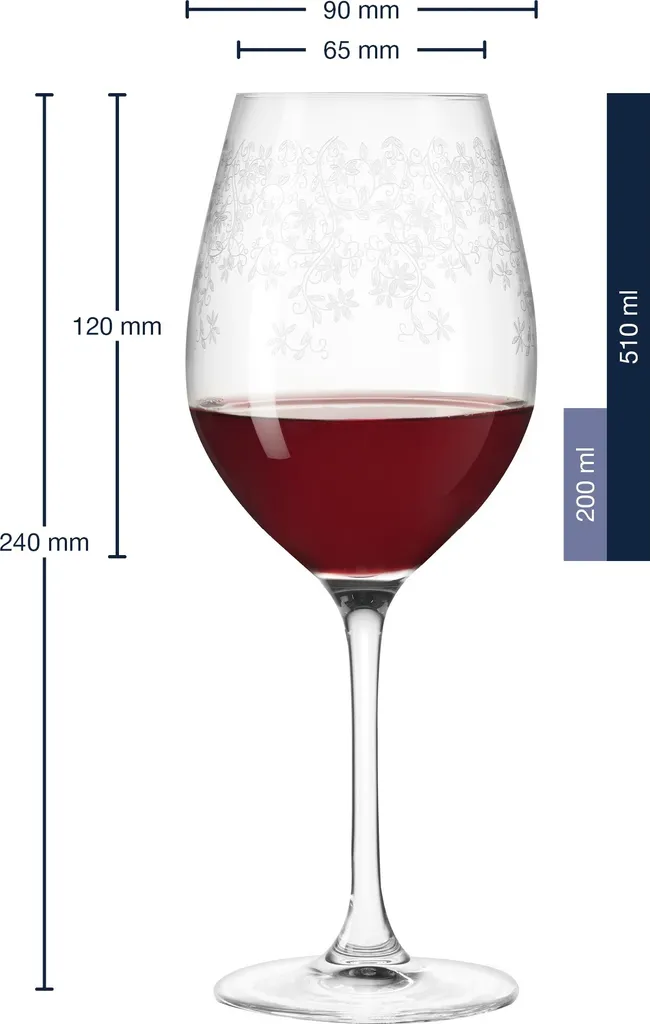 LEONARDO Rotweinglas CHATEAU 6er-Set 510 Ml, 061592 4 LEONARDO Rotweinglas CHATEAU 6er-Set 510 Ml, 061592 – Bild 2