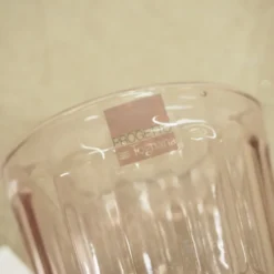 Wassergläser Solange Reliefmuster 6xSet Rosa Transparent 265ml -Kuechengeschirr 29ec1064631ec0fa2398e52f2f3f8bd4