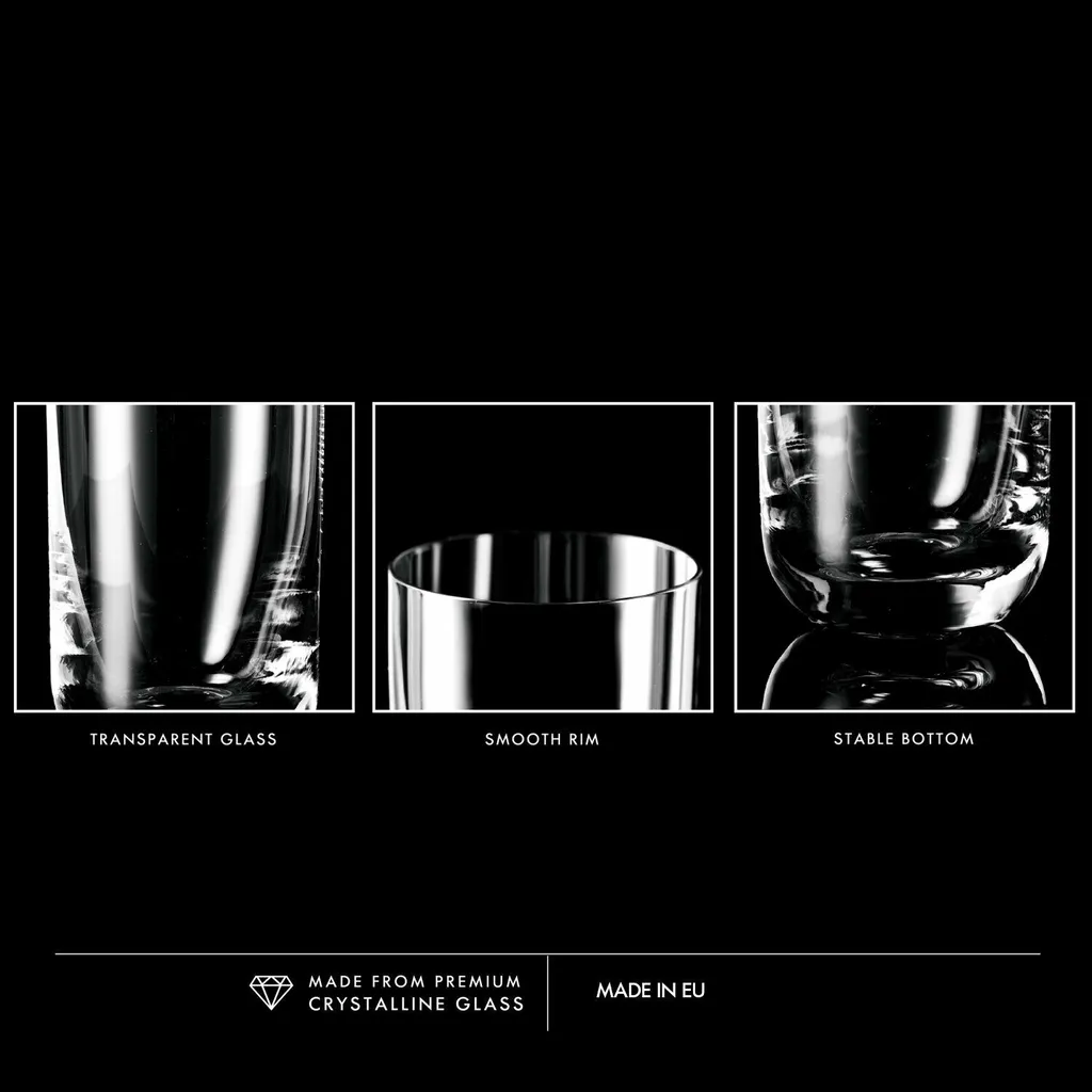 KROSNO Longdrinkgläser Wassergläser Trinkgläser | Set Von 6 | 360 ML | Glamour Kollektion | Perfekt Für Zuhause, Restaurants Und Partys | Spülmaschinenfest 11 KROSNO Longdrinkgläser Wassergläser Trinkgläser | Set Von 6 | 360 ML | Glamour Kollektion | Perfekt Für Zuhause, Restaurants Und Partys | Spülmaschinenfest – Bild 9