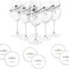 Moët & Chandon Champagner Gläser Klar Aus Echtglas Im 6er Set Inkl. Moët Untersetzer -Kuechengeschirr 2e8ff16e51022153e81e77da29aedc62