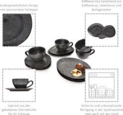 Sänger Kaffeeservice Tombey 12 Teilig -Kuechengeschirr 2f5dde44d92263a185beb6c73b485127