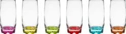 Trinkgläser Aus Glas 350ml (max.390ml) Set 6 Teilig Bunter Boden Wassergläser Saftgläser 8 Trinkgläser Aus Glas 350ml (max.390ml) Set 6 Teilig Bunter Boden Wassergläser Saftgläser -Kuechengeschirr 344bf71ef24d05fbf826db738870f150