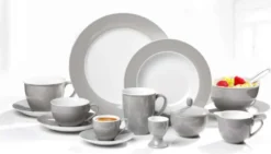 Ritzenhoff & Breker DOPPIO Grau Kaffeeservice 18-teilig -Kuechengeschirr 37d1aa2d89b2c660a52c94904f84a358