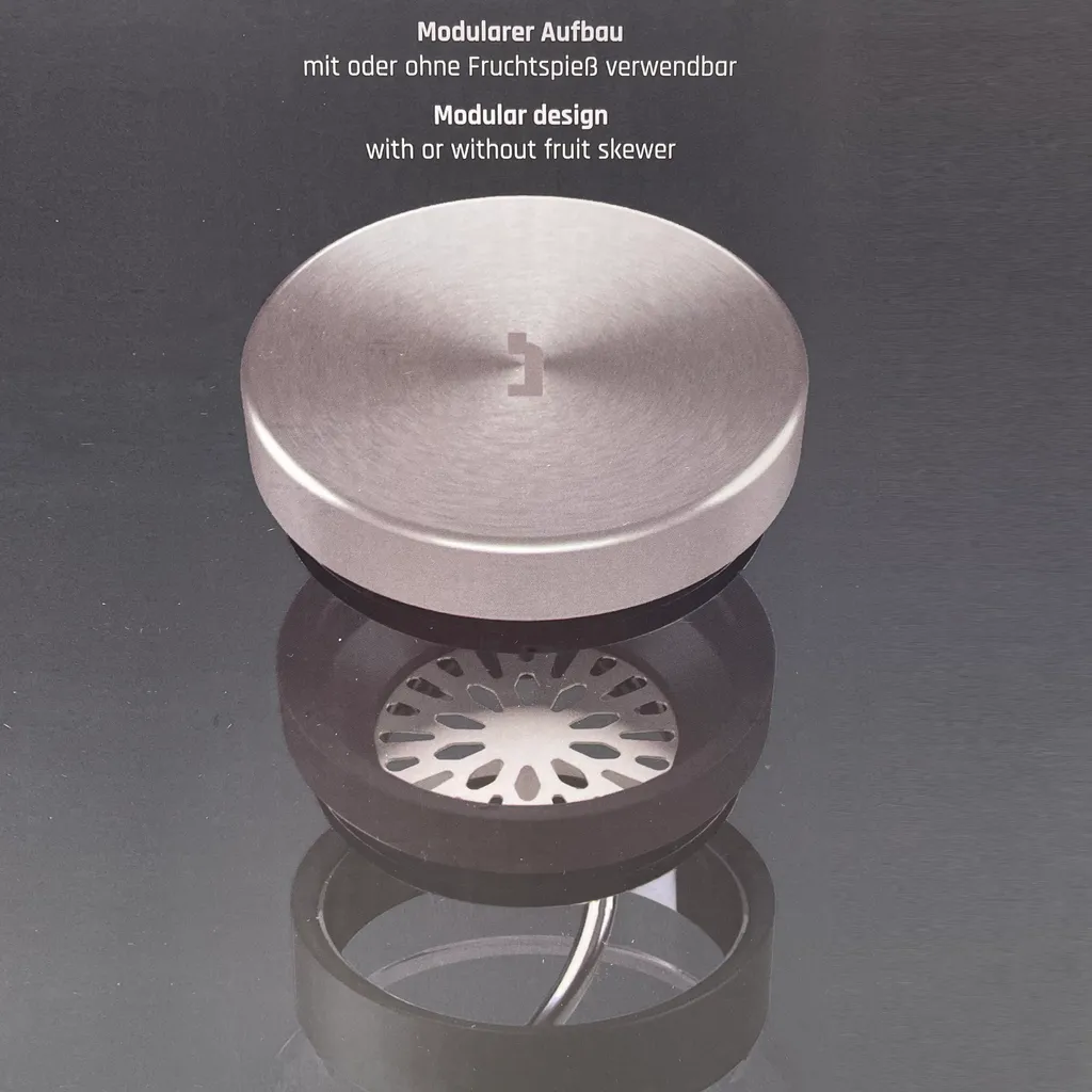 2er Set Glaskaraffen Mit Deckel - BODDELS SUND Wasserkaraffe Mit Fruchtspieß Und Filter 1,1L Anthrazit 5 2er Set Glaskaraffen Mit Deckel - BODDELS SUND Wasserkaraffe Mit Fruchtspieß Und Filter 1,1L Anthrazit – Bild 3