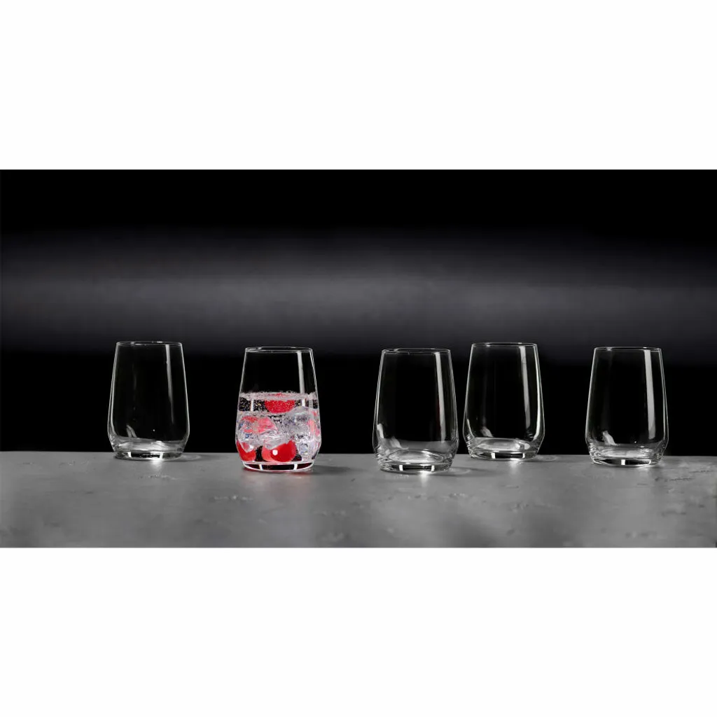 Ritzenhoff & Breker Wasserglas Flamenco 6er Set, Trinkbecher, Glas, Klar, 450 Ml, 814514 5 Ritzenhoff & Breker Wasserglas Flamenco 6er Set, Trinkbecher, Glas, Klar, 450 Ml, 814514 – Bild 3