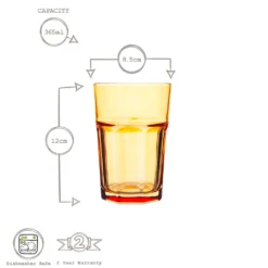 Rink Drink 6 Stück Farbige Gläser Highball-Set - Vibrant Multicolored Partei-Cocktail-Trinken Tumblers - 365ml - 6 Farben 9 Rink Drink 6 Stück Farbige Gläser Highball-Set - Vibrant Multicolored Partei-Cocktail-Trinken Tumblers - 365ml - 6 Farben -Kuechengeschirr 3e2b81018b7a5b5efd7b48d33d8f96cc