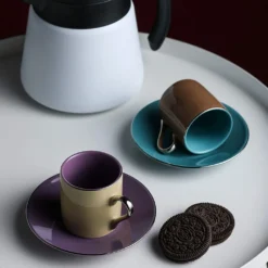 Artvigor, Porzellan Kaffeeservice, Bunt 12 Teilig Kaffee Set, Mit 6 Espressotassen 80 Ml, 6 Untertassen, Mehrfarbig 14 Artvigor, Porzellan Kaffeeservice, Bunt 12 Teilig Kaffee Set, Mit 6 Espressotassen 80 Ml, 6 Untertassen, Mehrfarbig -Kuechengeschirr 43182232cb14a277f3be08c056bc4b80