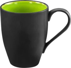 CreaTable 20220 Kombiservice Hot Green Für 4 Personen, Steinzeug, Rund, Grün/gelb/schwarz (1 Set, 16-teilig) -Kuechengeschirr 45902f29604c291a7279ea9ad698c0a3