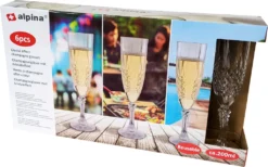 6er Set Kunststoff Champagner-Gläser Kristalleffekt 200ml / Ø6x22,5cm 12 6er Set Kunststoff Champagner-Gläser Kristalleffekt 200ml / Ø6x22,5cm -Kuechengeschirr 4595d6c7d13f1d0222b6cf88797cc3f0