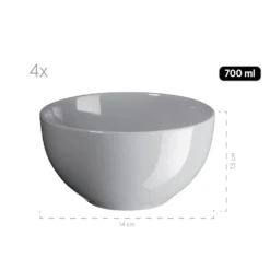 Mäser 931914 Kombiservice Pastell Selection Für 4 Personen, Steinzeug, Grau (1 Set, 16-teilig) -Kuechengeschirr 461cb3a76ba9a76e4fa926b650885ffb