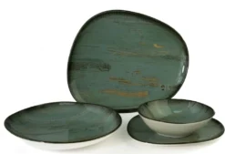 Bonna Geschirrset - Madera - 24 Teilig - 6 Personen - Porzellan