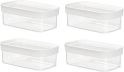 Emsa Trockenvorratsdose OPTIMA 0,45 Liter Transparent / Weiß 31 Emsa Trockenvorratsdose OPTIMA 0,45 Liter Transparent / Weiß -Kuechengeschirr 46b632b8411299f540effe4f339feaac