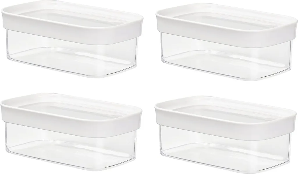 Emsa Trockenvorratsdose OPTIMA 0,45 Liter Transparent / Weiß 12 Emsa Trockenvorratsdose OPTIMA 0,45 Liter Transparent / Weiß – Bild 10